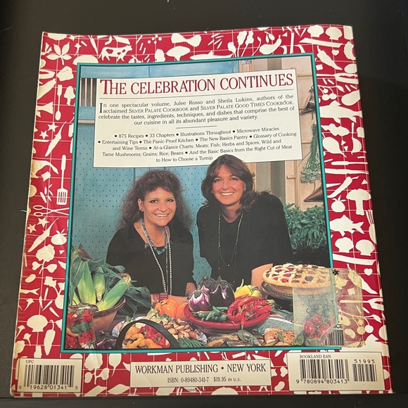 Vintage The New Basics Cookbook First Edition Julee Rosso & Sheila Lukins 1989 - Picture 2 of 15